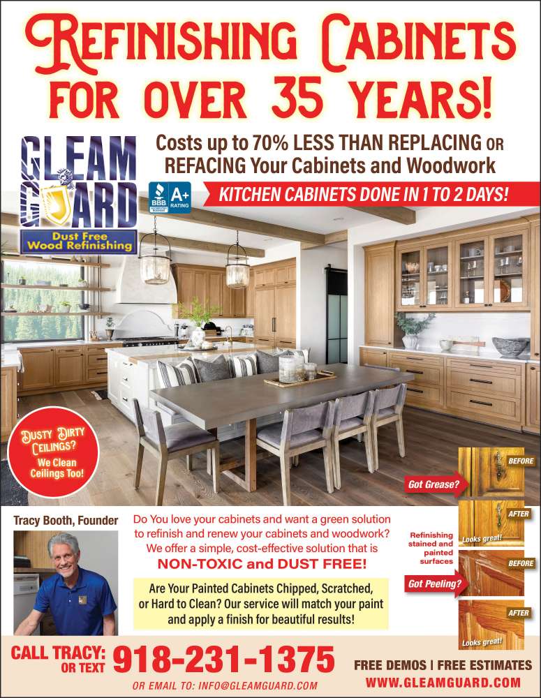 Gleam Guard Wood Refinishing March 2024 Value News display ad image