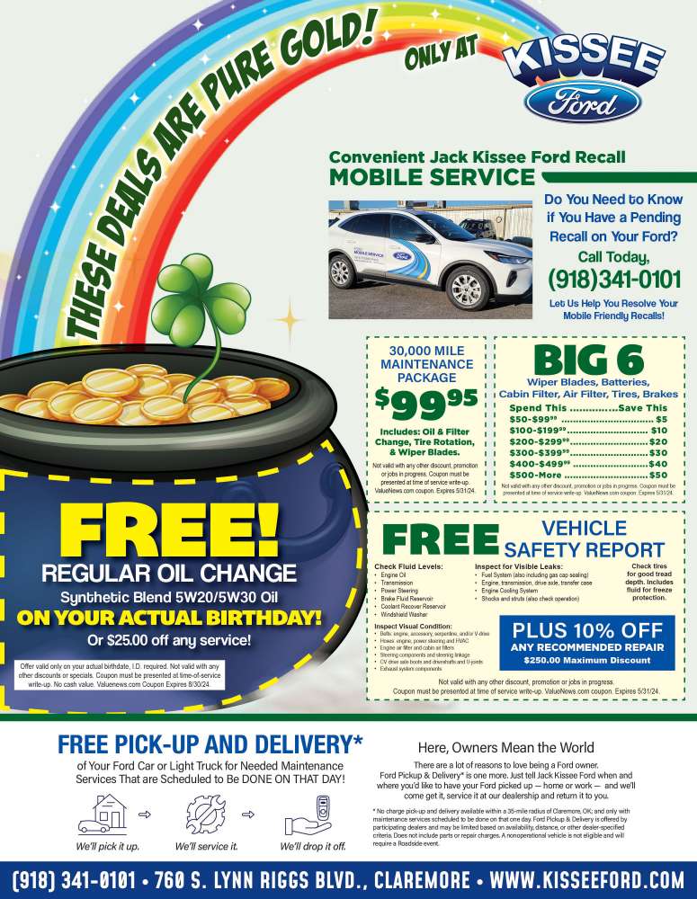 Jack Kissee Ford March 2024 Value News display ad image