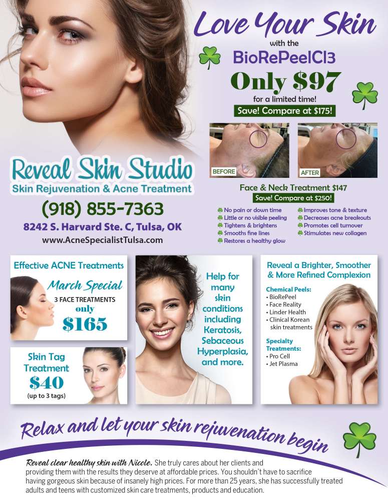 Reveal Skin Studio March 2024 Value News display ad image