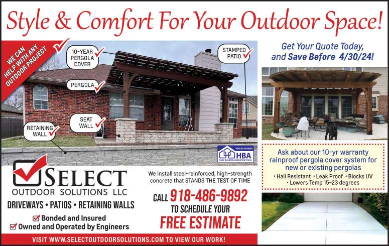 Select Outdoor Solutions March 2024 Value News display ad image