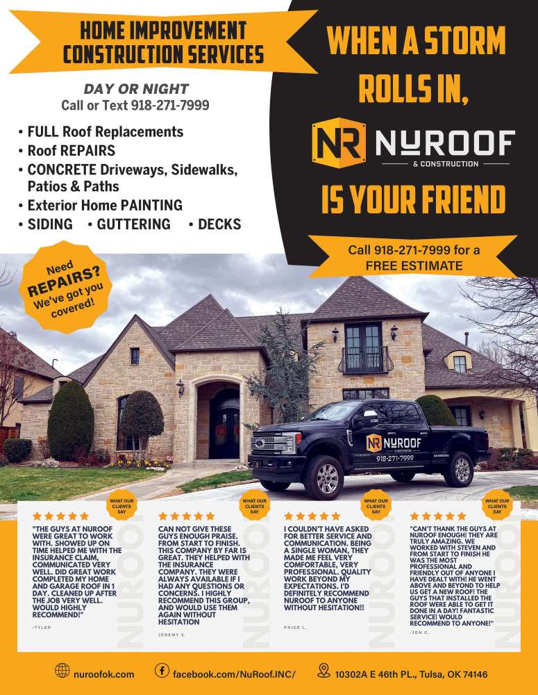 NuRoof & Construction May 2024 Value News display ad image