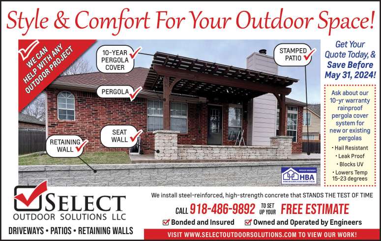 Select Outdoor Solutions May 2024 Value News display ad image
