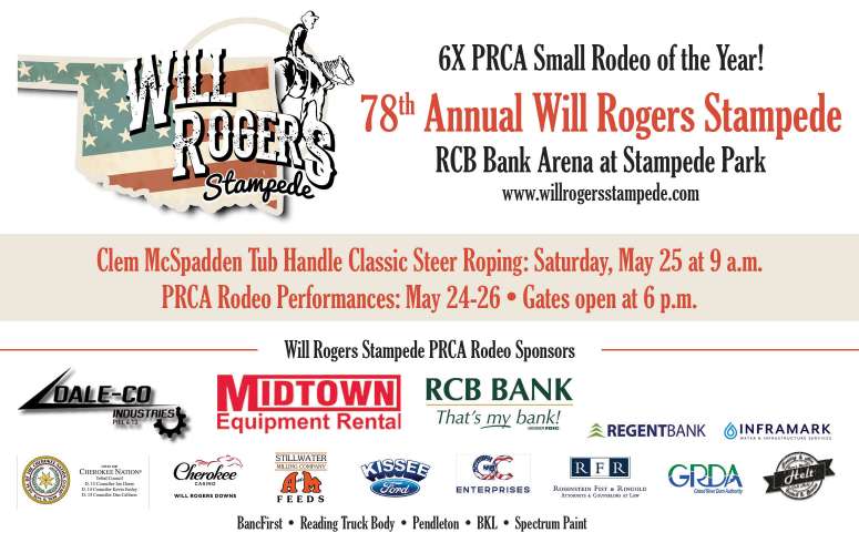 Will Rogers Stampede PRCA Rodeo May 2024 Value News display ad image