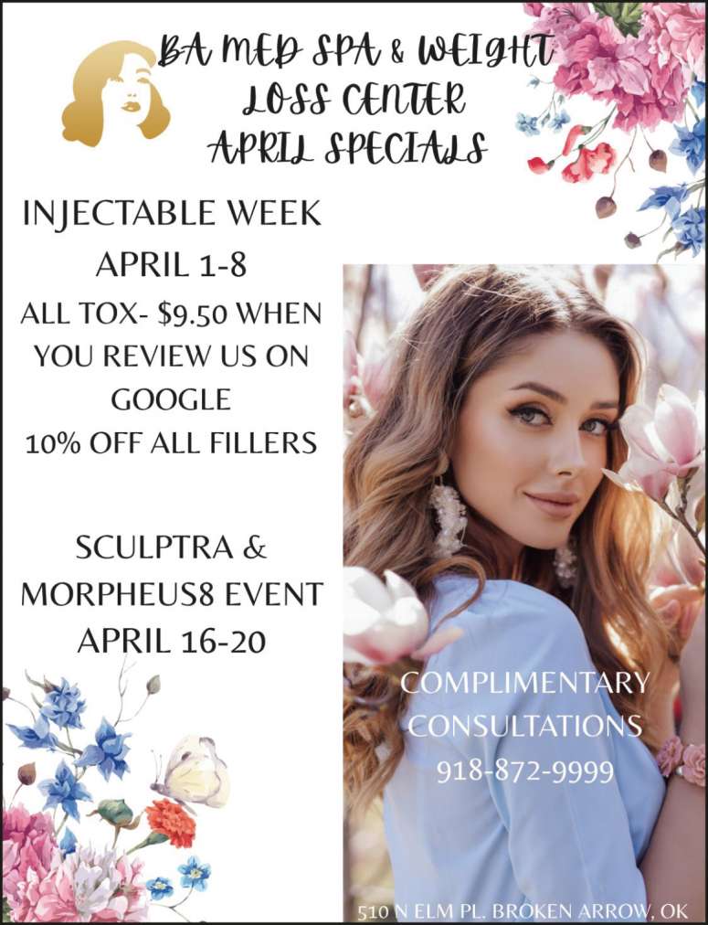 BA Med Spa & Weight Loss Center April 2025 Value News display ad image