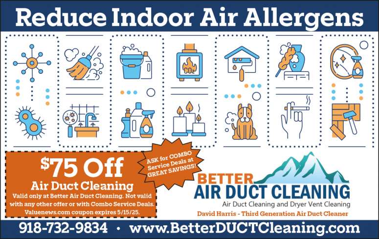 Better Air Duct Cleaning April 2025 Value News display ad image