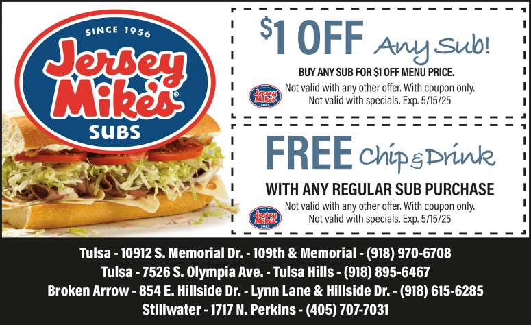 Jersey Mike's Subs April 2025 Value News display ad image