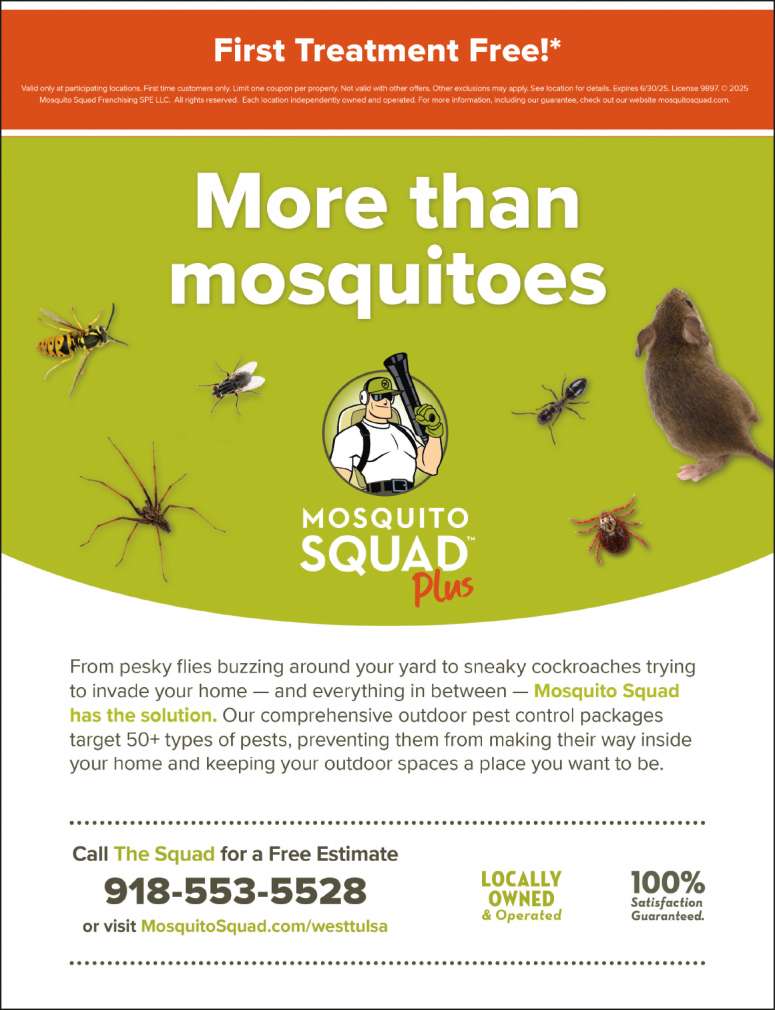 Mosquito Squad April 2025 Value News display ad image