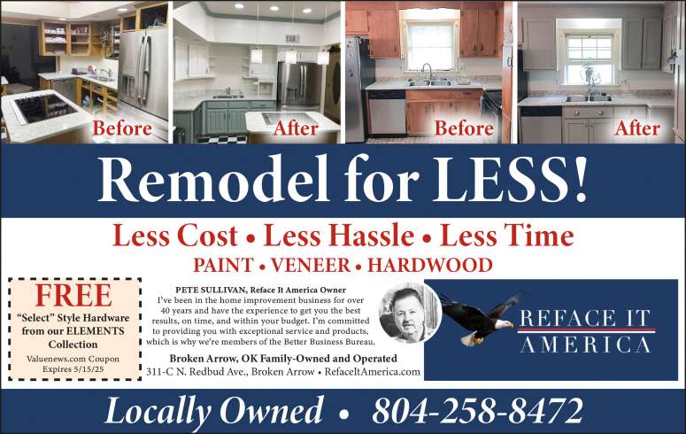 Reface It America Remodeling April 2025 Value News display ad image