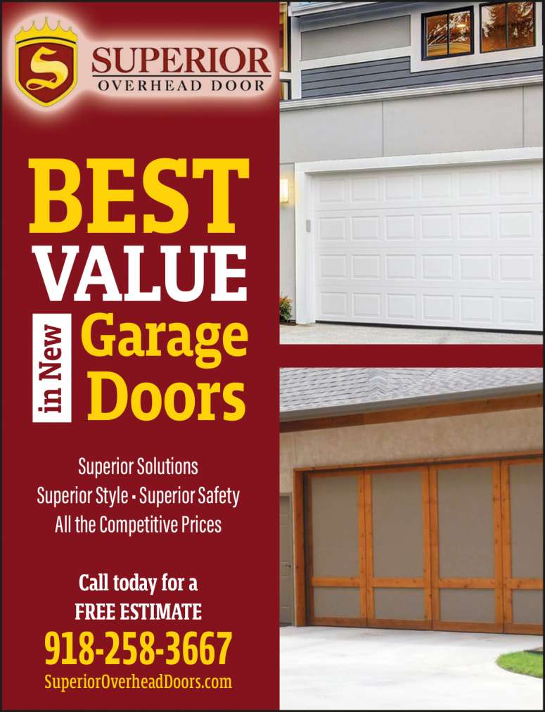 Superior Overhead Door April 2025 Value News display ad image