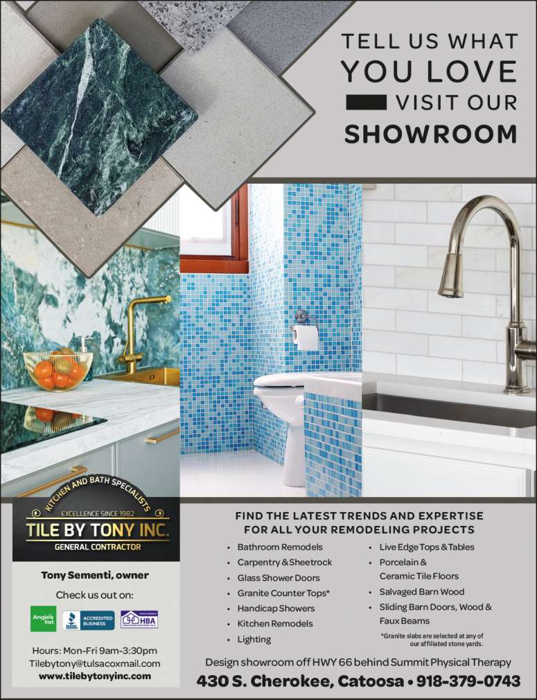 Tile by Tony Remodeling April 2025 Value News display ad image