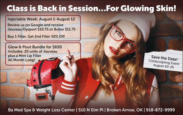 BA Med Spa & Weight Loss Center August 2025 Value News display ad image