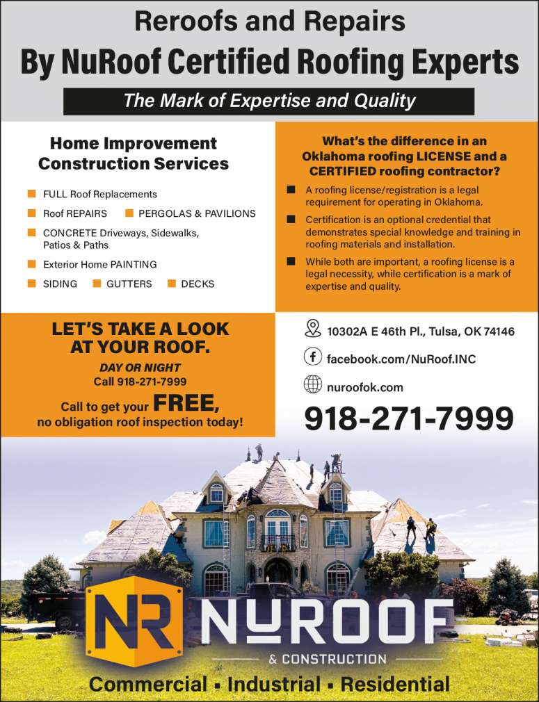 NuRoof & Construction August 2025 Value News display ad image