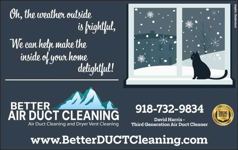 Better Air Duct Cleaning cleans indoor air,