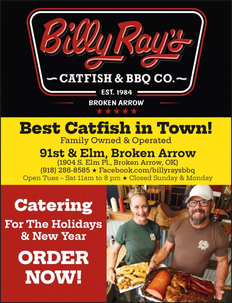 Best Catfish in Broken Arrow at Billy Ray's Catfish & BBQ Co.