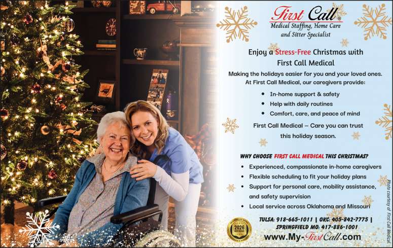 First Call Medical can ease stress this Christmas.