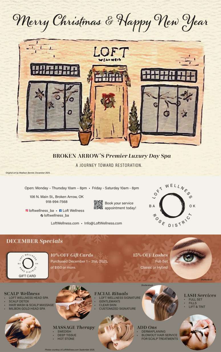 Loft Wellness in Broken Arrow, Oklahoma, has Personalized Wellness Experiences.