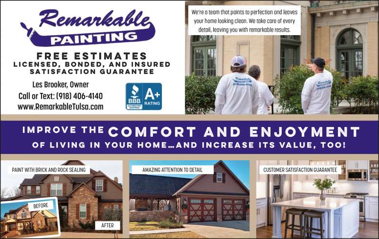 Remarkable Painting improves the look of your home.