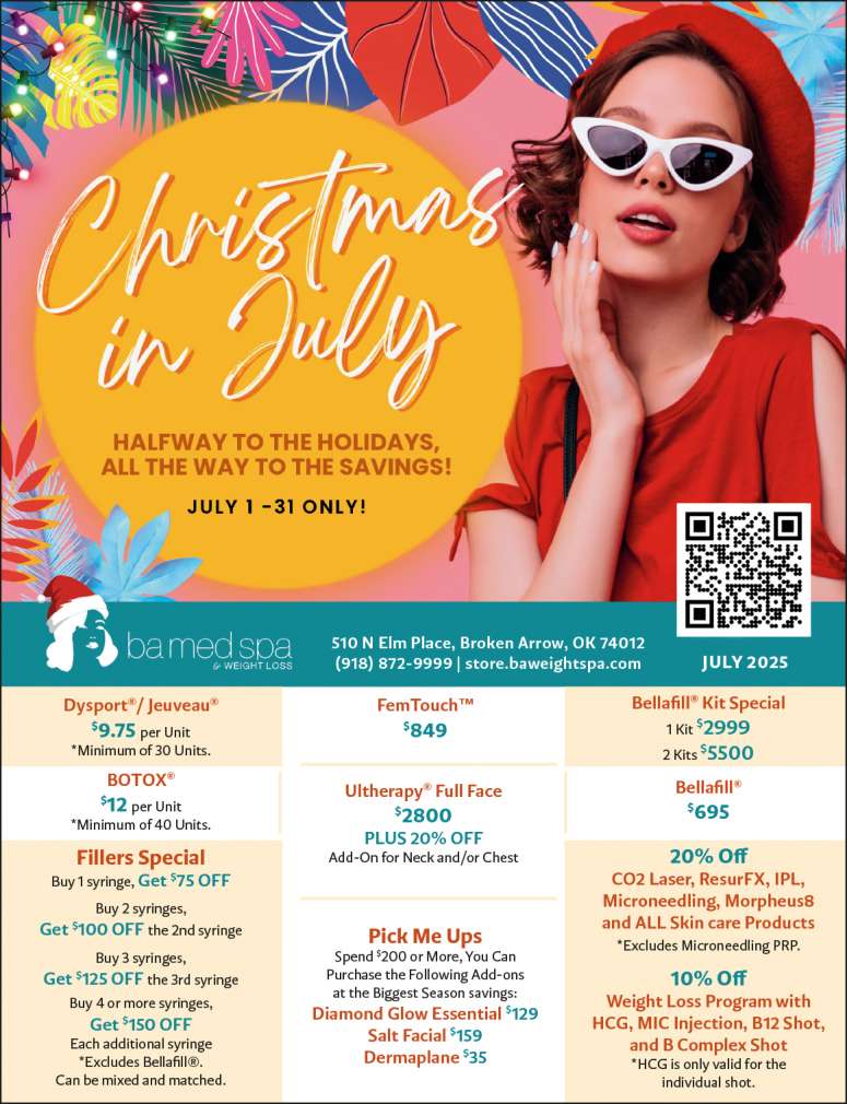BA Med Spa & Weight Loss Center July 2025 Value News display ad image
