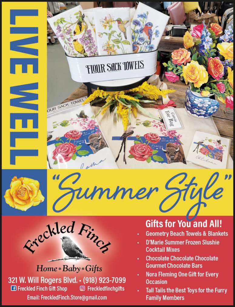 Freckled Finch Home, Baby & Gifts July 2025 Value News display ad image