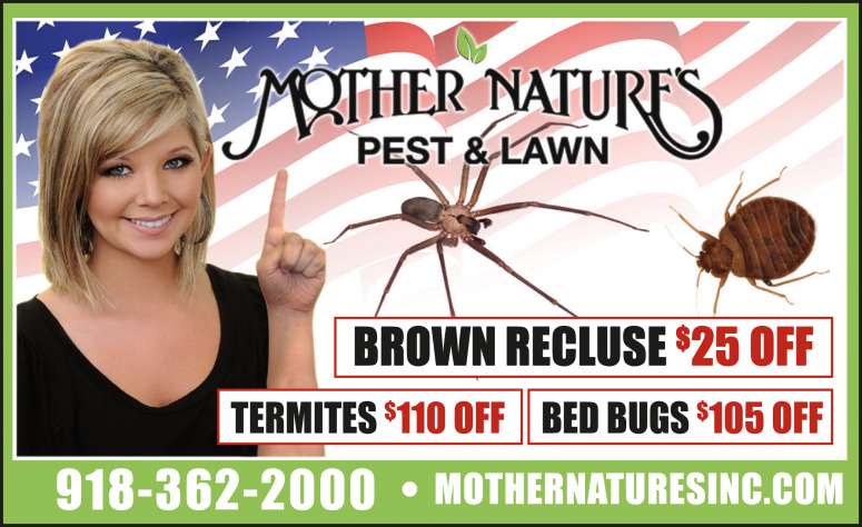 Mother Nature's Pest Control & Lawn Care July 2025 Value News display ad image