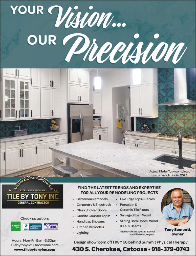 Tile by Tony Remodeling July 2025 Value News display ad image
