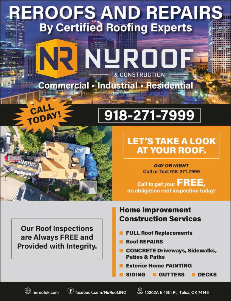 NuRoof & Construction June 2025 Value News display ad image
