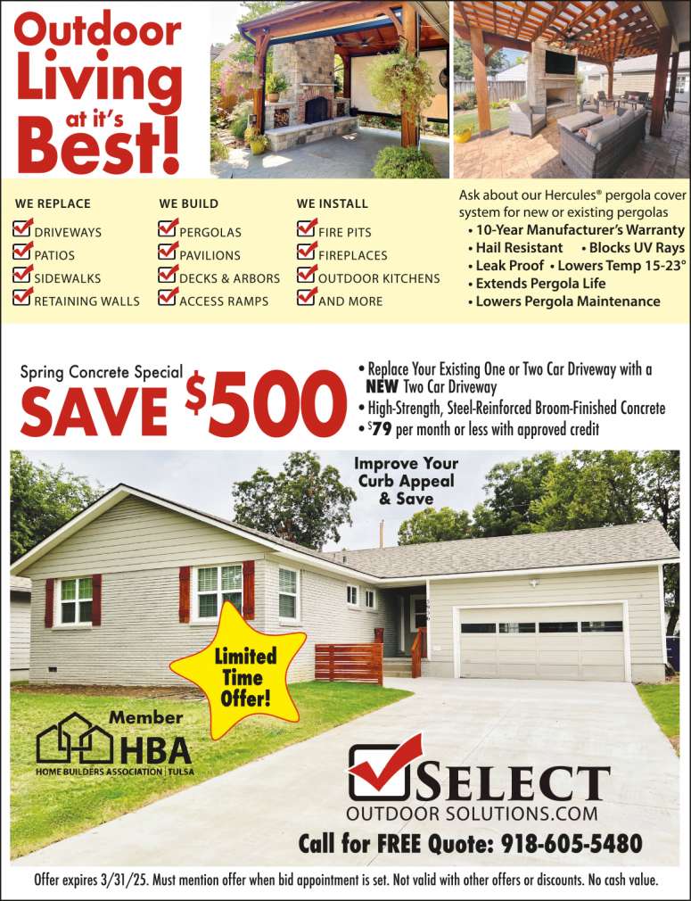 Select Outdoor Solutions March 2025 Value News display ad image