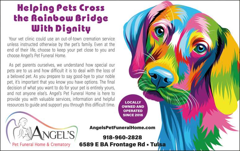 Angel's Pet Funeral Home & Crematory May 2025 Value News display ad image
