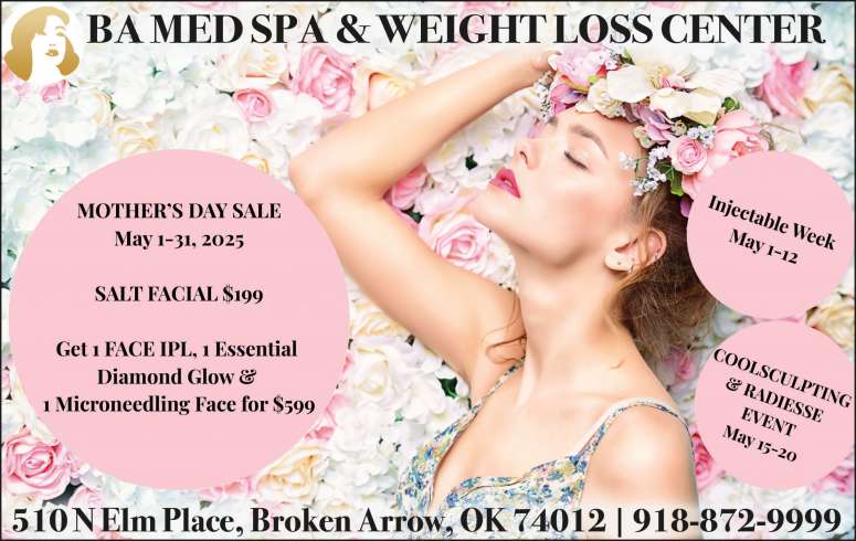 BA Med Spa & Weight Loss Center May 2025 Value News display ad image