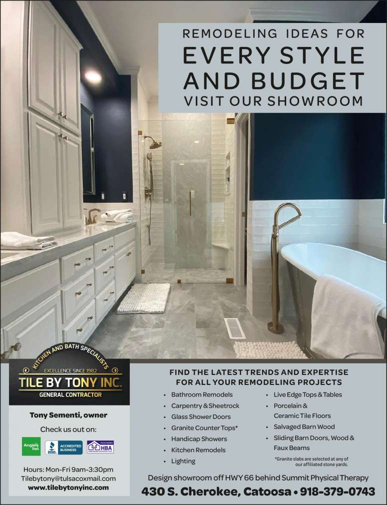 Tile by Tony Remodeling May 2025 Value News display ad image