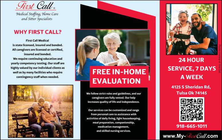 A variety of individuals benefit from First Call Medical Staffing.
