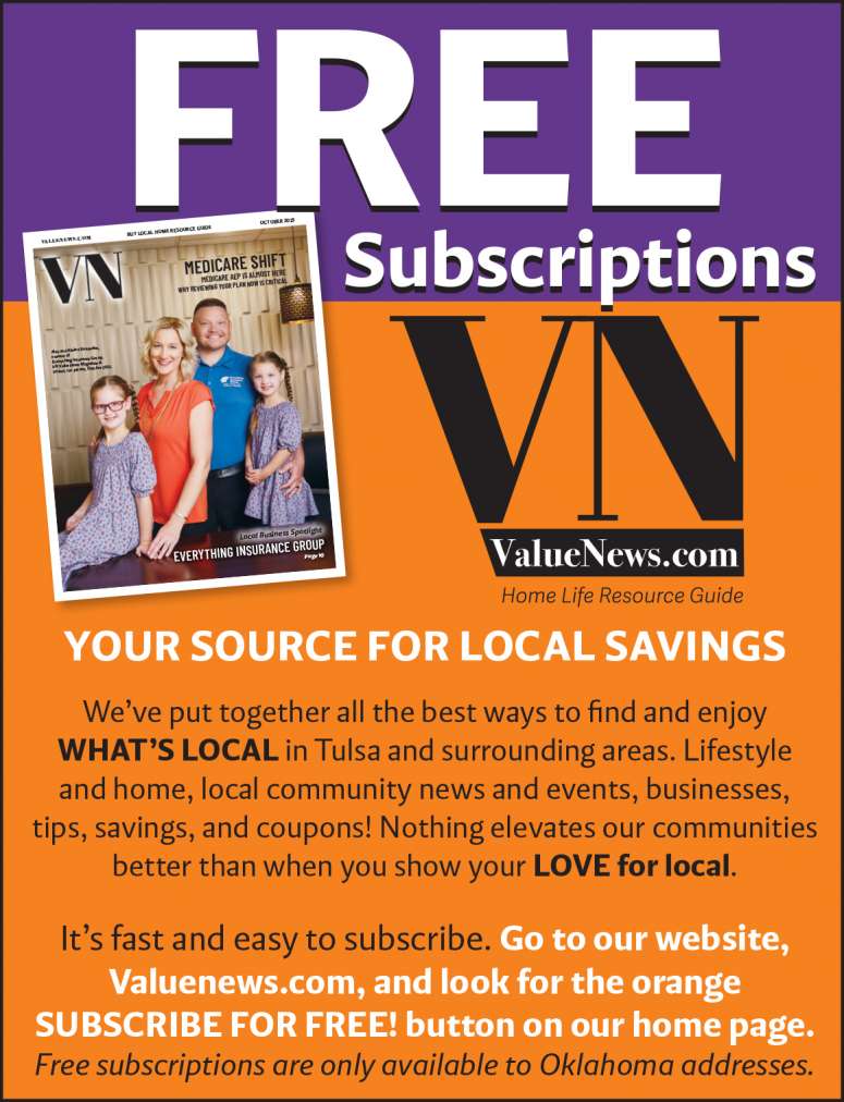Free Value News Magazine Subscription Advertisement.