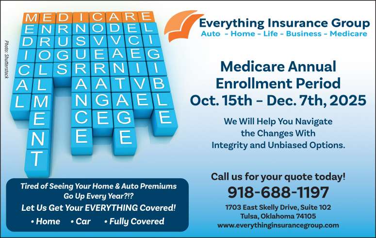 Advertisement for Medicare Assistance from Everything Insurance Group.