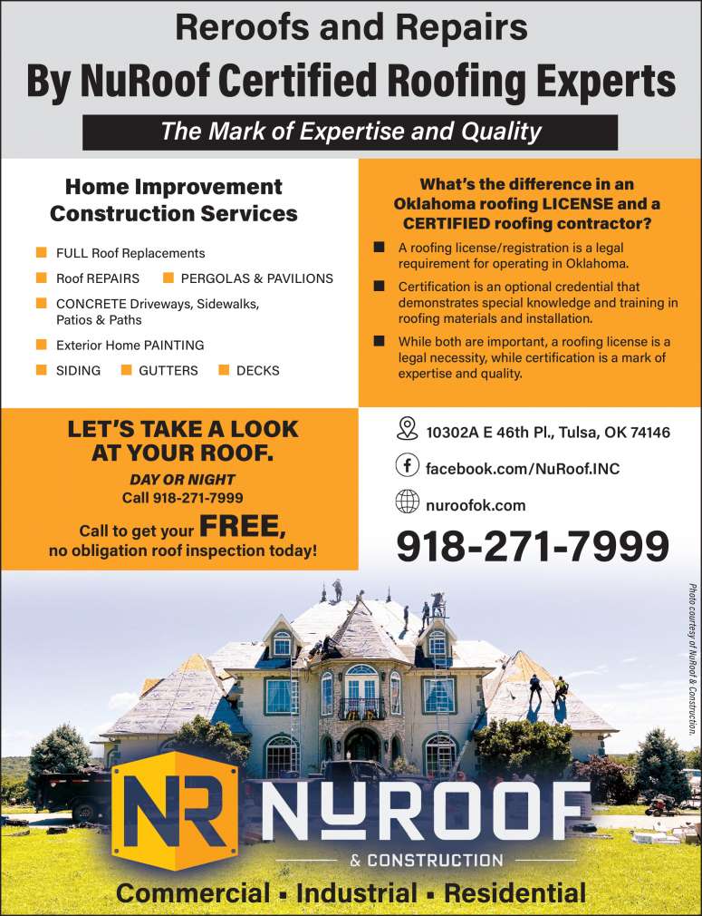 House with NuRoof roofing crew.