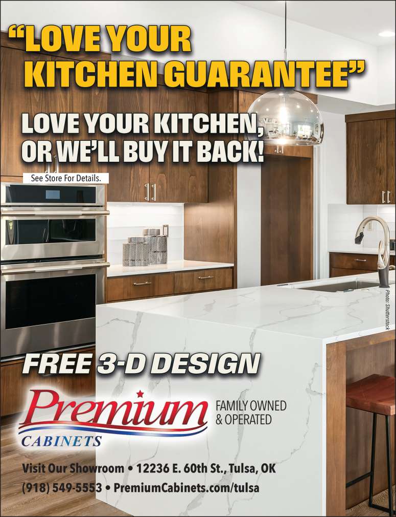 Premium Cabinets creates sleek, modern kitchens.