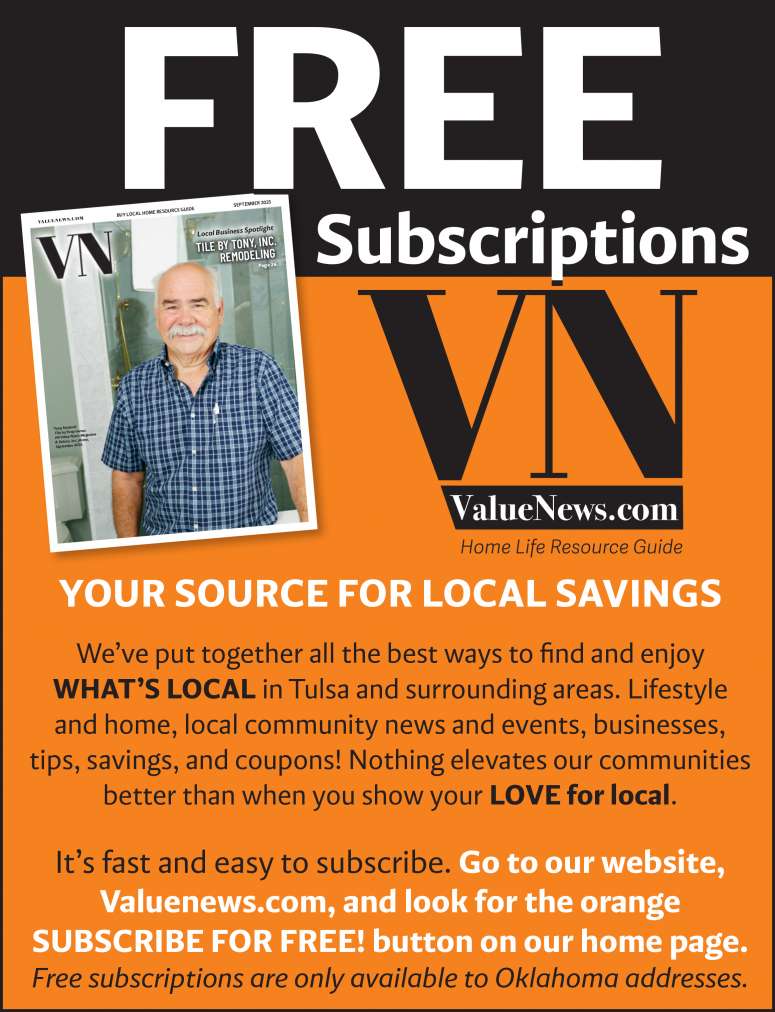 Free Value News Magazine Subscription Advertisement.