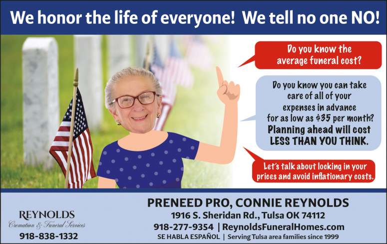 A meme version of Connie Reynolds asks about funeral costs.