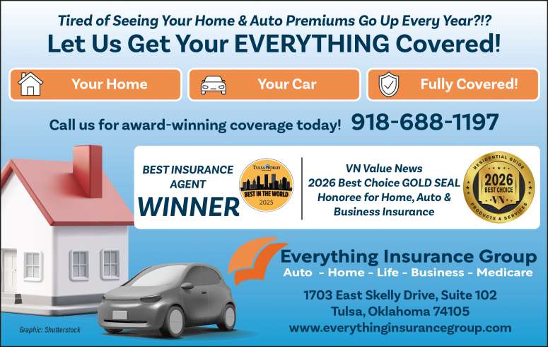 Everything Insurance provides home and vehicle insurance coverage.