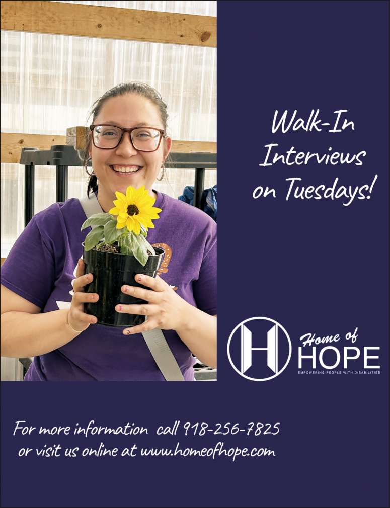 Join the Home of Hope Team.