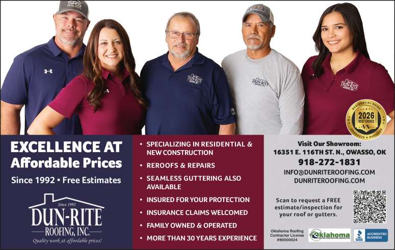 FREE roofing estimates Dun-Rite Roofing.