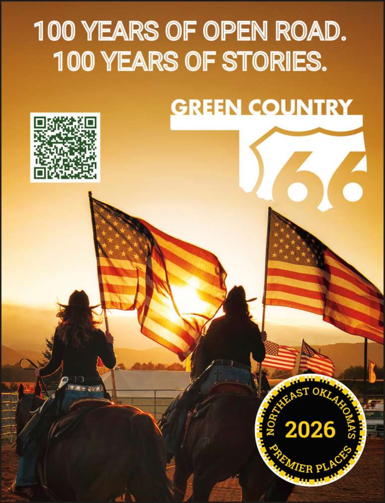 Green Country Tourism helps with vacation ideas.