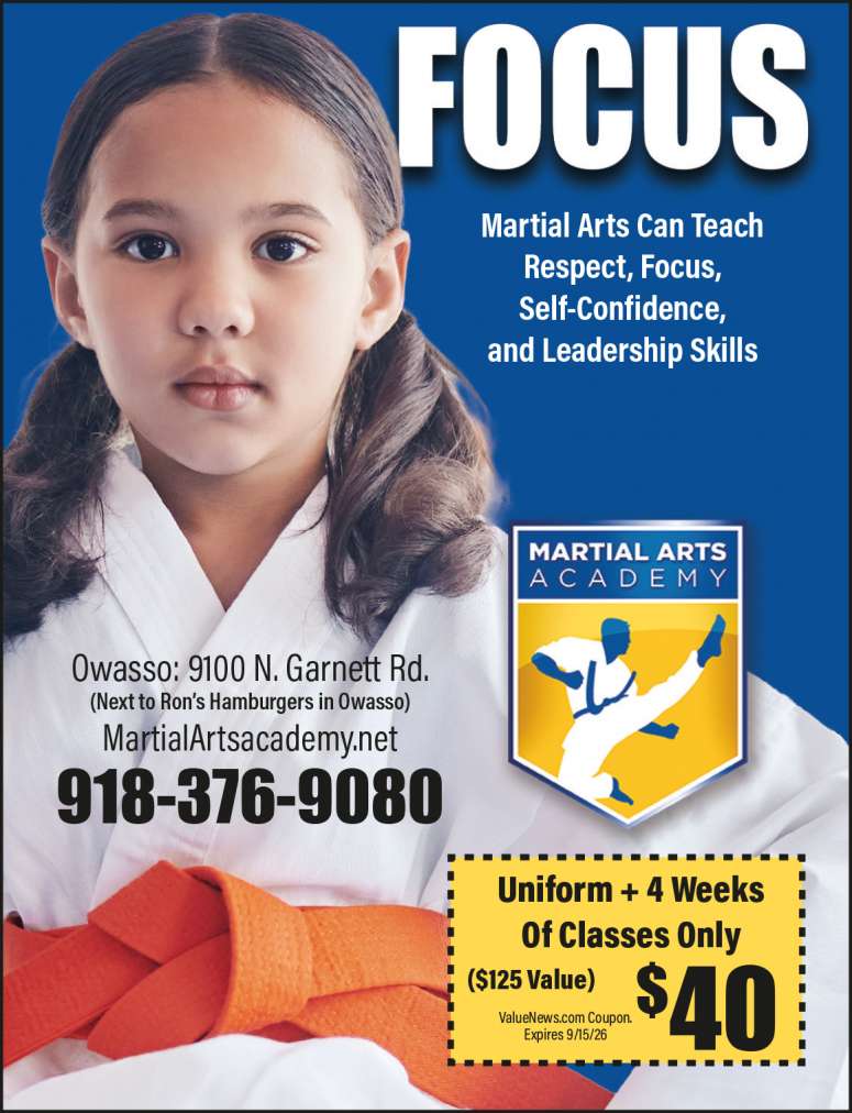 Individuals develop confidence and respect while practicing martial arts.