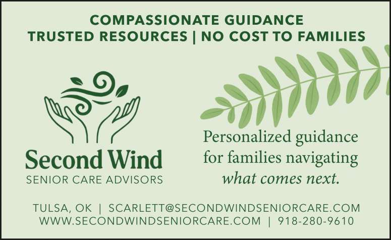Personalized guidance from Second Wind Senior Care Advisors.