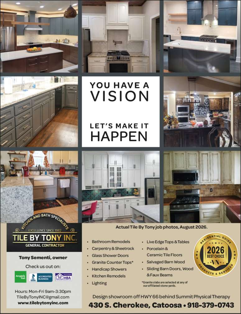 Tile By Tony Inc completes beautiful remodels.