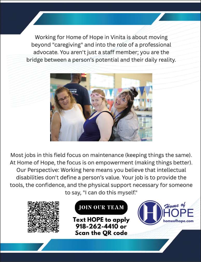 Join the Home of Hope Team.