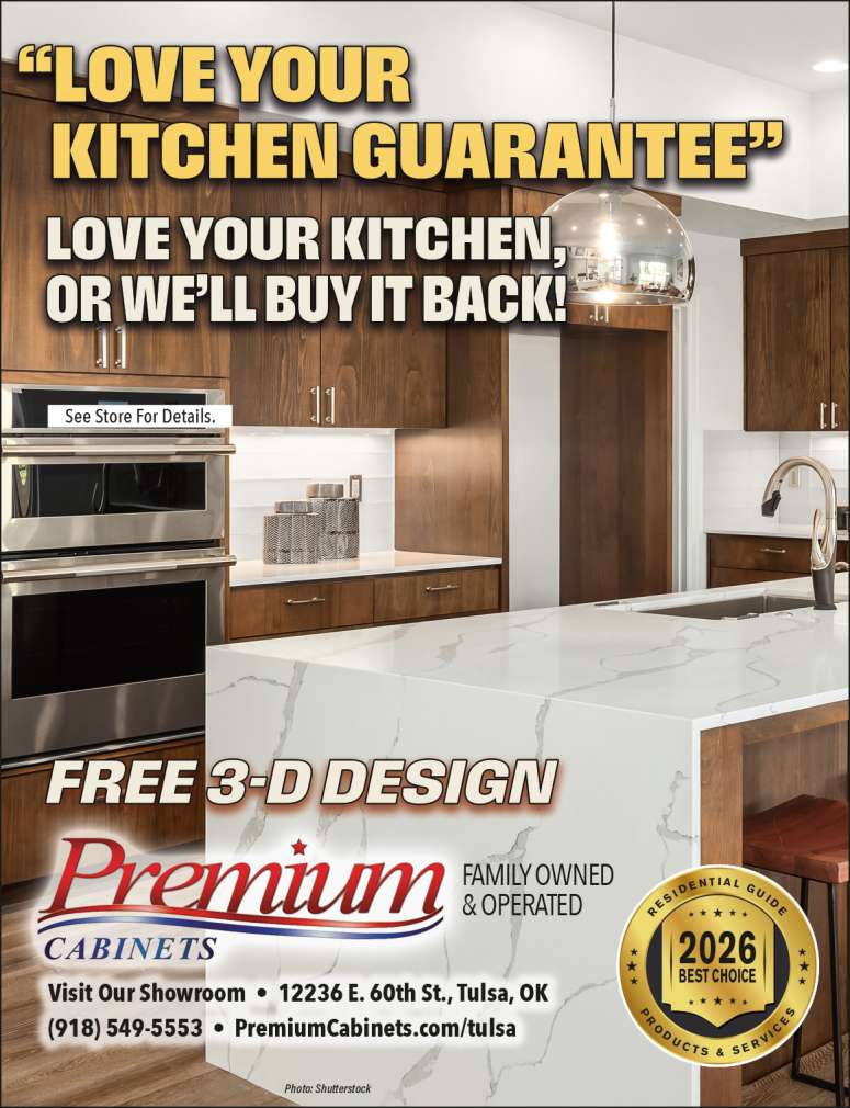 Premium Cabinets creates sleek, modern kitchens.