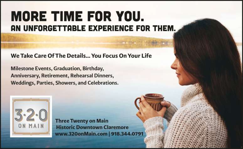 You'll find elegant decor at Three Twenty On Main.