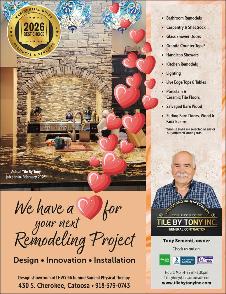 Tile By Tony Inc completes beautiful remodels.