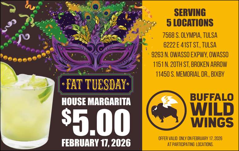 Buffalo Wild Wings has a great margarita offer.