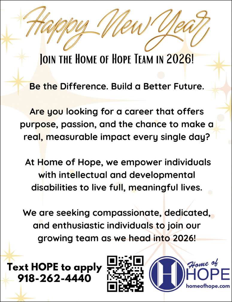 Join the Home of Hope Team.